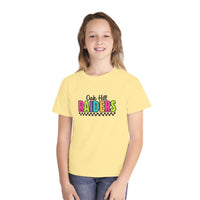 Neon Retro 'Oak Hill Raiders' Youth Comfort Colors T-shirt