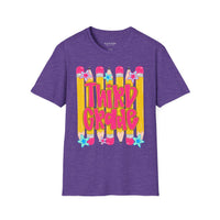 Third Grade Pencil Graphic T-shirt — Cute Back-to-School Tee for Teachers