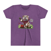 Bella Canvas Youth Vintage Bulldog Pride Football t-shirt, MSU Bulldogs, Starkville MS, Athletics, College Football, Bulldog Pride