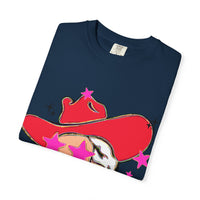 Preppy Mascot, Ole Miss Rebels, Colonol Reb Comfort Colors Garment Dyed Unisex Tee, College Football t-shirt