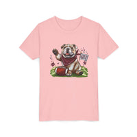Bella Canvas Youth Vintage Bulldog Pride Football t-shirt, MSU Bulldogs, Starkville MS, Athletics, College Football, Bulldog Pride
