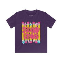 Second Grade Kids T‑Shirt — Colorful Pencil Back‑to‑School Tee