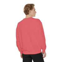 Neon Thanksgiving Turkey Comfort Colors Unisex Crewneck Sweatshirt