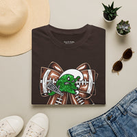 'Green Wave' Glitter Bow Gildan Soft-style T-shirt