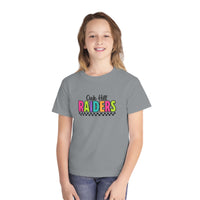 Neon Retro 'Oak Hill Raiders' Youth Comfort Colors T-shirt