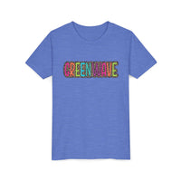 Vibrant Youth Tee - 'Greenwave' Design for Summer Fun, Colorful Kids Shirt, Trendy Graphic Tee, Perfect for Birthdays, Gifts, Playtime