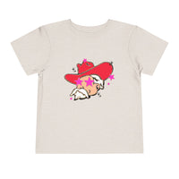 Toddler Bella Canvas Tee. Preppy Mascot T-shirt for girls, Colonel Reb outfit, Ole Miss Rebels football outfit, College Football, SEC
