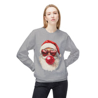 Santa Blowing Bubble Christmas Unisex Gildan Soft-style Crewneck Sweatshirt