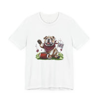 Cute Bella Canvas Vintage Bulldog Pride Football T-shirt, Unisex Short Sleeve Shirt, Athletics, Sports Fan Shirt, Starkville MS