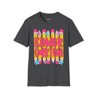 Kindergarten Graphic T-Shirt — Colorful Pencil Back-to-School Tee