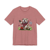 Cute Bella Canvas Vintage Bulldog Pride Football T-shirt, Unisex Short Sleeve Shirt, Athletics, Sports Fan Shirt, Starkville MS