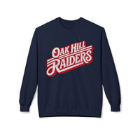'Oak Hill Raiders' Crewneck Sweatshirt — Vintage Retro School Spirit Pullover