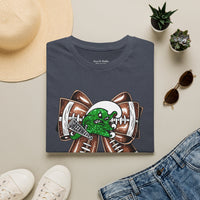 'Green Wave' Glitter Bow Gildan Soft-style T-shirt