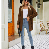 Women's Solid Color Cardigan Sweater